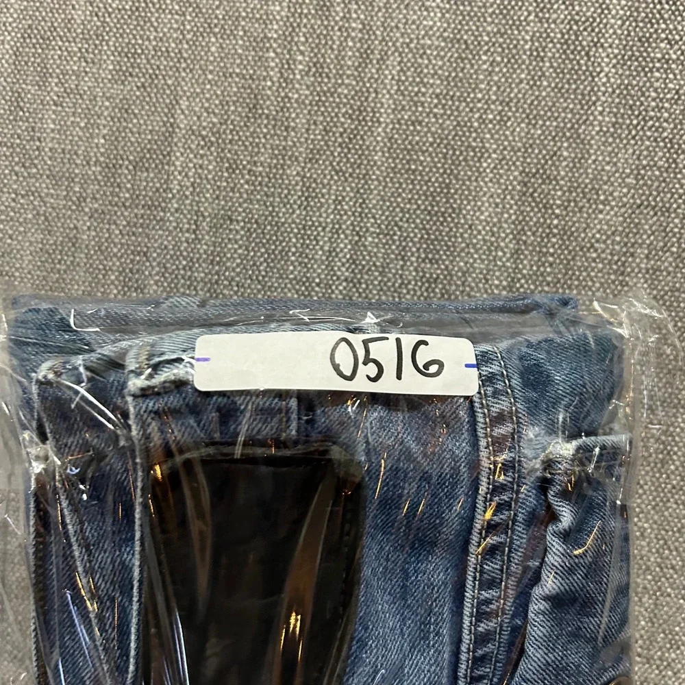 Levis 569 Jeans Mens 32x30 Blue Loose Straight Flap Pocket Denim